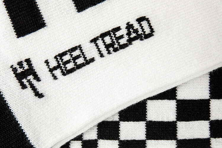 Pasha Black/White Socken