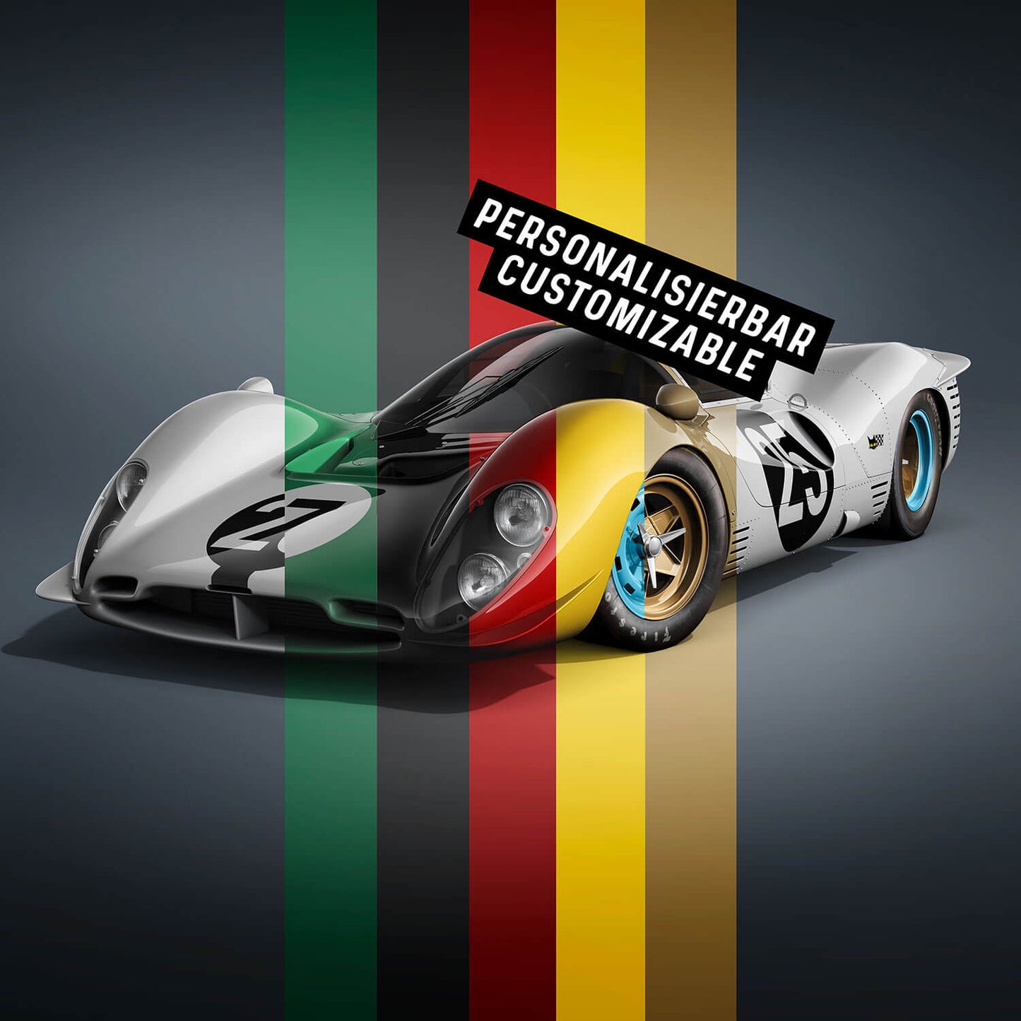 Ferrari 412P 3/4 Front