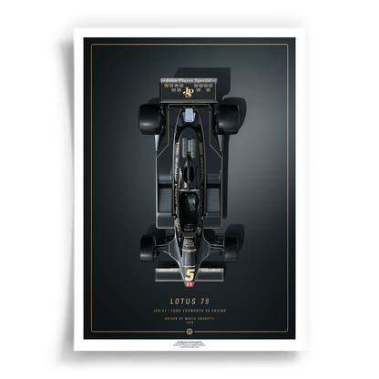 Lotus 79 Design Poster