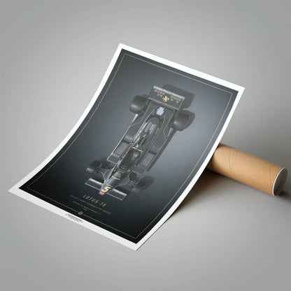 Lotus 79 Design Poster