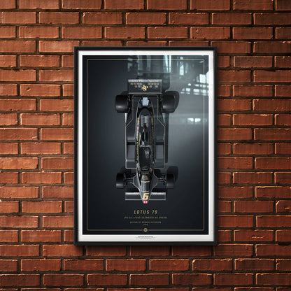 Lotus 79 Design Poster