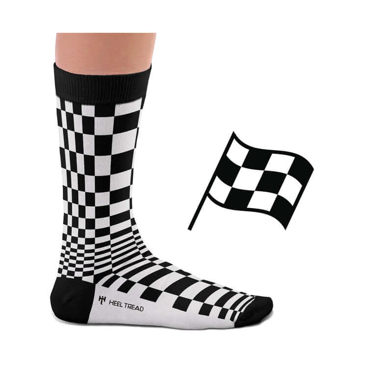 Pasha Black/White socks