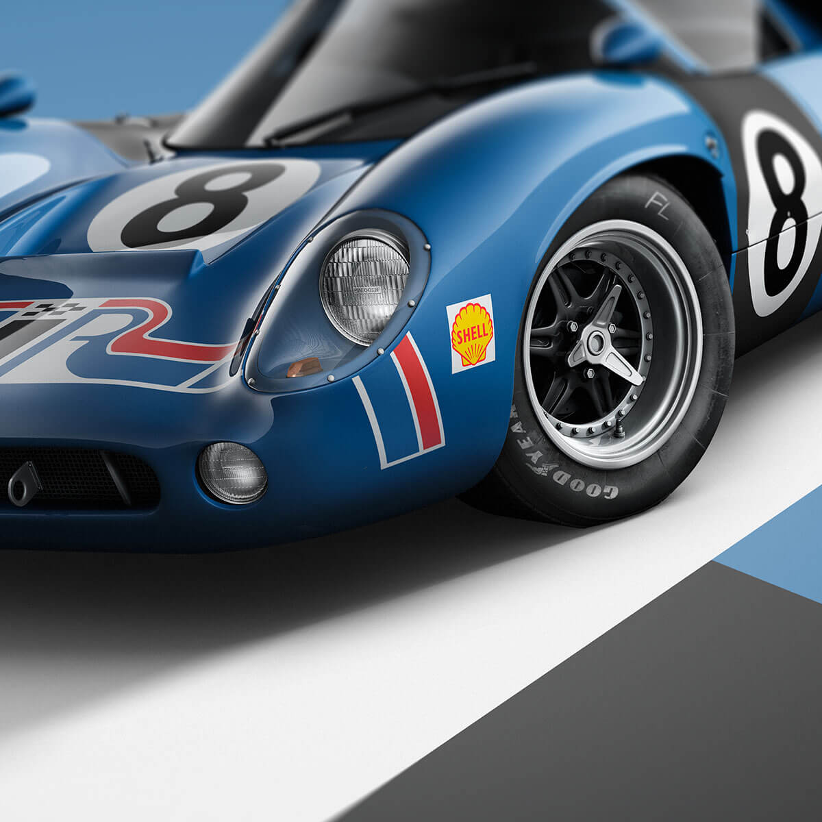 Lola T70 Design Poster